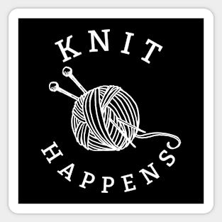 Knit Happens Sticker